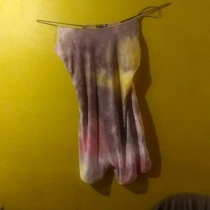 Tie dye romper size 1x
